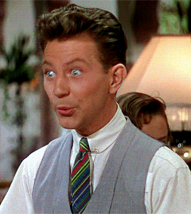 spikes-jonze: Donald O'Connor as Cosmo Brown in Singin’ in the Rain (1952) Gee, I’m glad