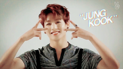 jayfatuasian: Introducing the Golden Maknae’s V sign. Watch the Bangtan V App video episode 1&