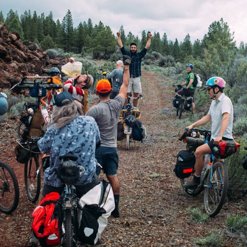 thebicycletree: TBT to the tall bike gate parties. These guys were crazy and fantastic. #oregonoutba