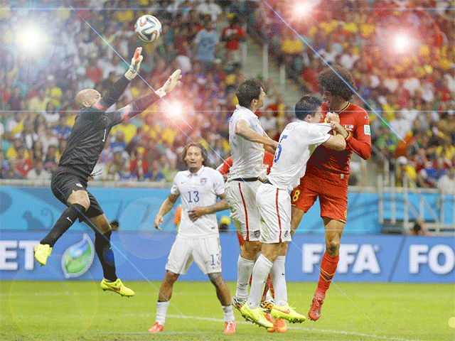 Yahoo Sports — Tim Howard IS a human wall.