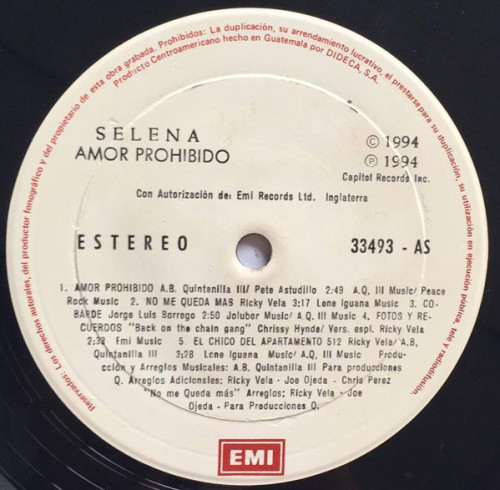 pendejx: Amor Prohibido / Vinyl / 1994 / Guatemala 