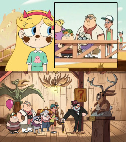 seddm:  Well, here it is, the much wanted Gravity Falls - Star Vs The Forces of Evil corssover.  From the new promo (x) 