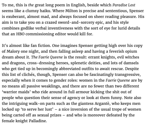 some nuclear takes on the faerie queene via goodreads