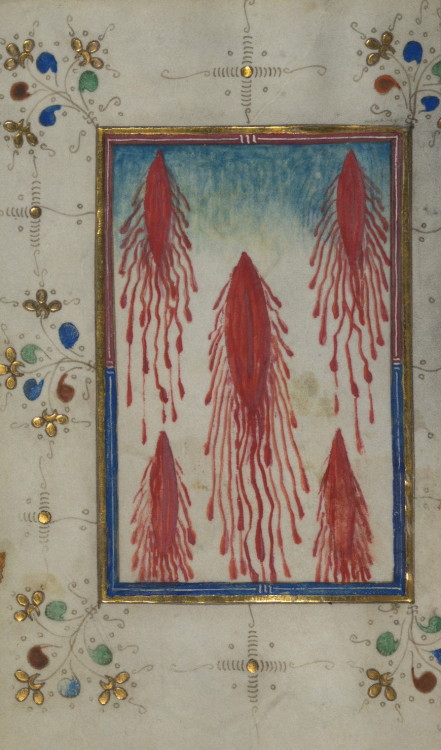 unwomanly:Christ’s side wound in illuminated manuscripts