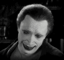 gameraboy:Conrad Veidt as The Man Who Laughs (1928)