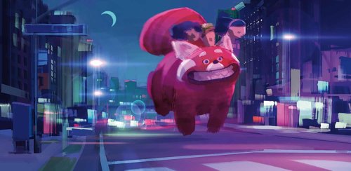 scurviesdisneyblog:Visual development for Pixar’s Turning Red