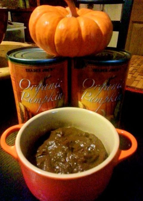 Porn photo VeganMoFo 10: Chocolate Pumpkin Mousse