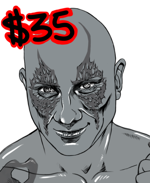 kamelothell:conndraws:Commissions open again! I take Paypal and Vinmo. $35 for a headshot and $50 fo