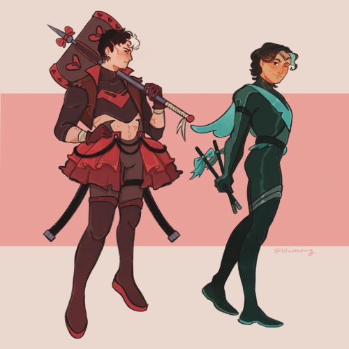 Red Bow & Sailor Nightwing 