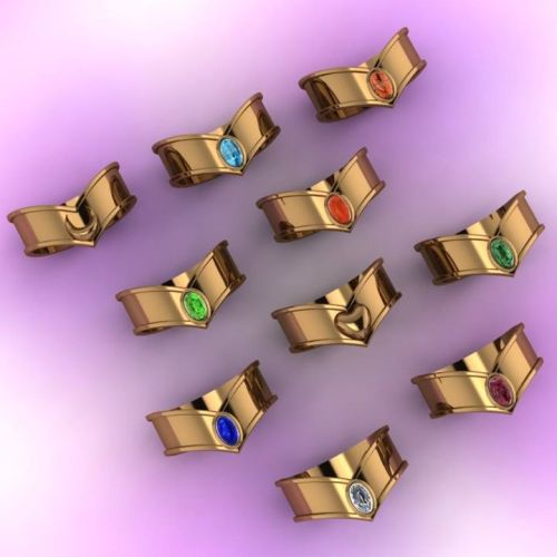 paulmichaeldesigns:  I’m SUPER excited to show these new rings to ya’ll! We have the entire Sailor tiara collection available now! Which one would you pick?  They’re now up on our Etsy page, so go check ‘em out!