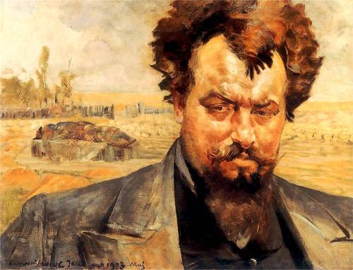 Portrait of Jan Kasprowicz, 1903, Jacek MalczewskiMedium: oil,canvashttps://www.wikiart.org/en/jacek