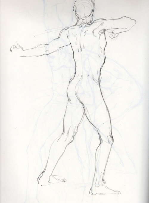huldrekall: some critique doodling + quick life drawings from last friday~