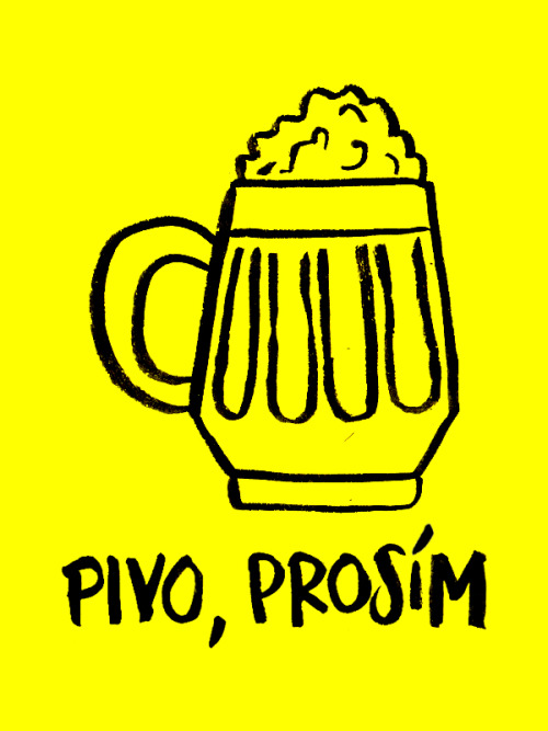 czechlessons:  first lesson — pivo, prosím / beer, please 