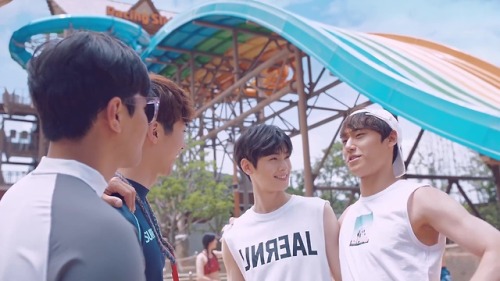 365daysofsexy:Eunwoo and Sejeong were cute, but seriously, who is Eunwoo’s hot friend in the white c