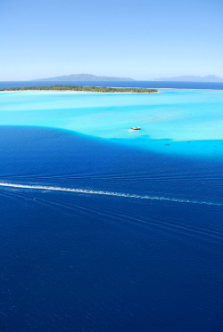 4nimalparty:  Lagon Bora Bora Vue du Ciel