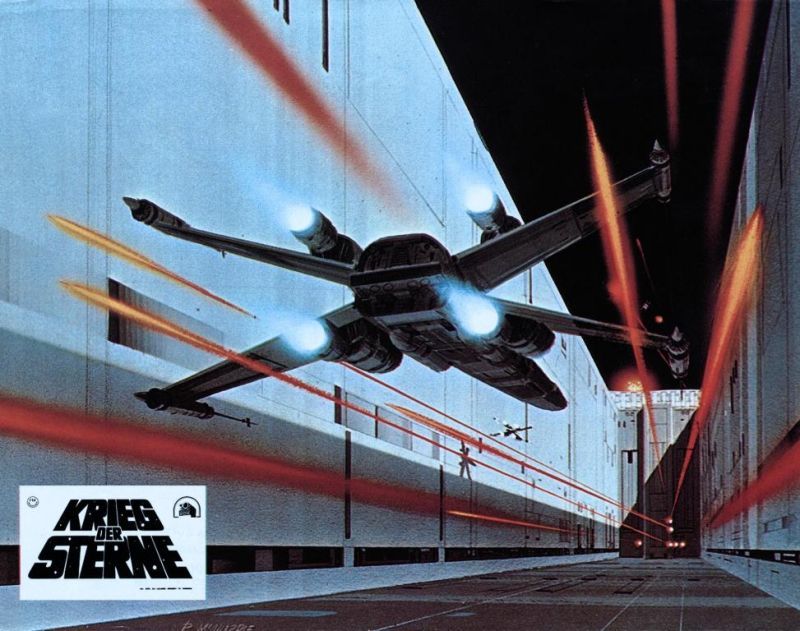 humanoidhistory:  German lobby cards for the original Star Wars (1977) 