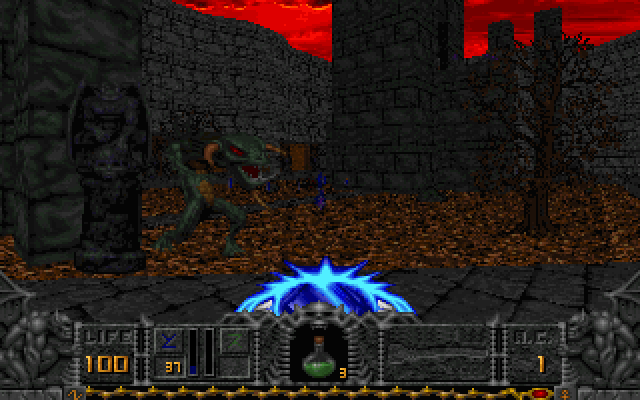 dos-ist-gut:  Hexen: Beyond Heretic (Raven Software Corporation, 1995) Like Heretic