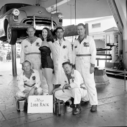 20th-century-man:  Miss Lube Rack, at the