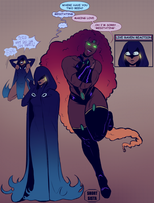 Raven&rsquo;s need for secrecy and Starfire&rsquo;s bluntness would make for very funny mome