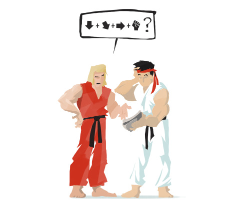 Just a stupid Street Fighter fan art :D