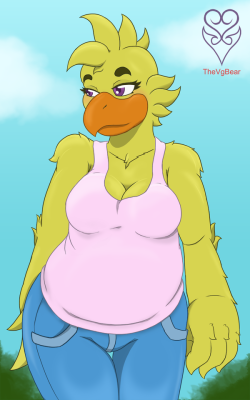 thevgbear:  Casual Chica   my furry version