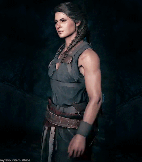 myfavouritemisthios:Kassandra and that thing she does. (e.g. anything/everything)Wowjduendksmxjdiens