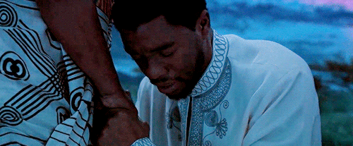 jamesrhodey:T’Challa + not being afraid to show his emotions