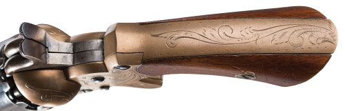 machiavellianfictionist:In 1859 John Walch patented a revolver design with a cylinder that would all