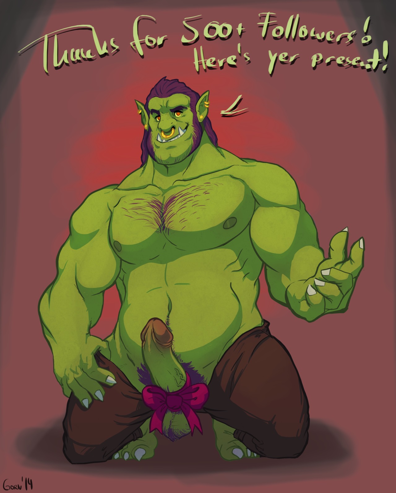 monsteroll:  gornsf:  Just a little thank you for breaching the 500 follower count, something