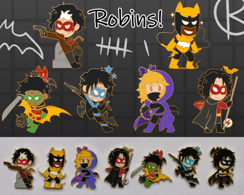 marvel-unofficial:recently restocked some of the batfam members that were sold out (dick, jason, and