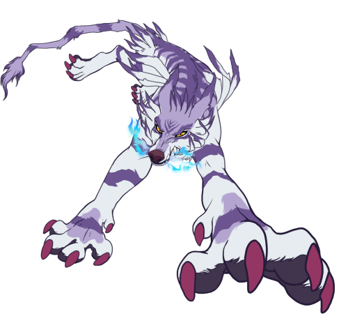 kimitheturkeypad:  “Howling Blaster!” (Garurumon/Digimon)