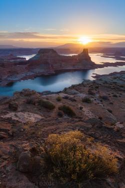 travelgurus:    Alstrom Point, Utah at Dawn by Brisco    Follow @travelgurus for the best Tumblr Images   