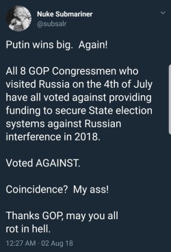 liberalsarecool:  Russia owns the Republican Party.