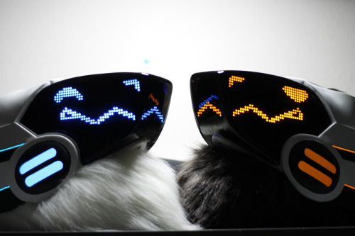 kaiborgstudios:  The twins! Ascii and Abraxas! They’ll be heading off to their owners prismaticsky and prismaticsnow soon!   Squee~!