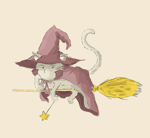 hoppip:  Kitty halloween (*´・ｖ・) 