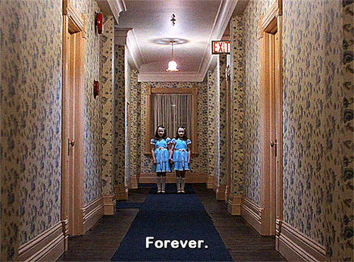 horrorgifs:THE SHINING  (1980) dir. Stanley Kubrick