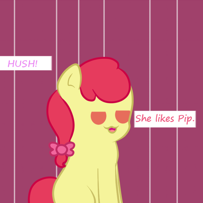 life-of-scootaloo:Sweetie: I just think he’s nice….and a bit cuteDohoho~ &gt;w&gt;