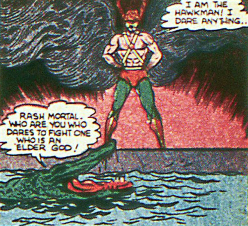why-i-love-comics:Flash Comics #14 - “The Awesome Alligator” (1941)art by Sheldon Moldoff