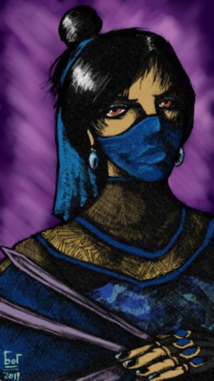 Princess Kitana of Edenia.Pouty portrait mode.Speaking of royalty, there was another piece I had due