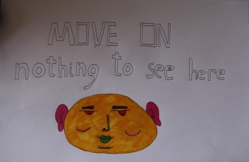 theawesomeadventurer:  when someone tries to open your old sketchbooks                                                     