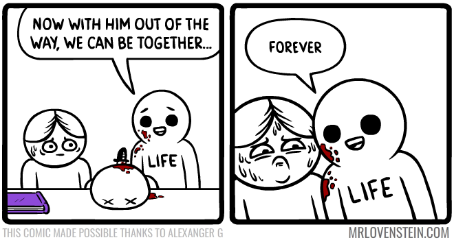 mrlovenstein:    Look out for Non-Organic Substance in part 3!  Secret Panel HERE!