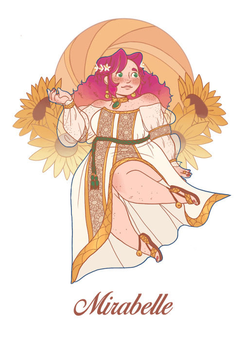 Finished my Spring Wedding Mirabelle, inspired by the new Arcana charms!