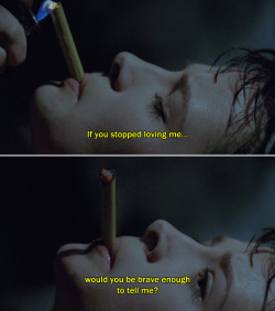 anamorphosis-and-isolate:  ― Mauvais sang (1986)Anna: If you stopped loving me…would you be brave enough to tell me?