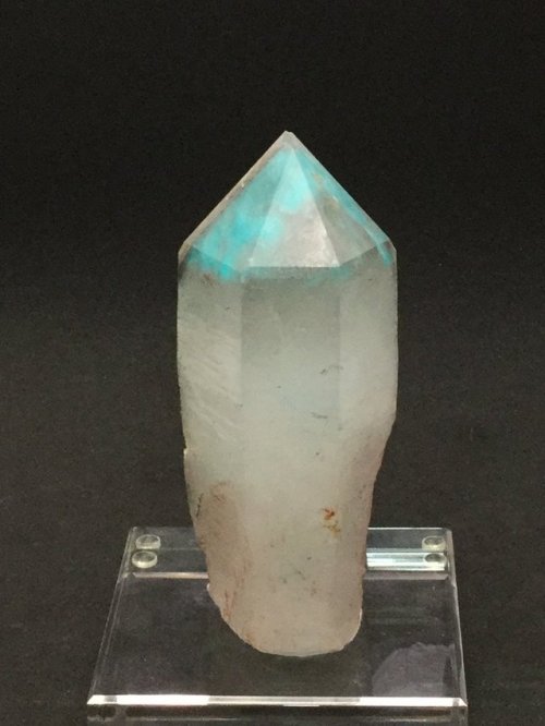 hematitehearts:  Ajoite in QuartzSize:  16.5 x 6.5 x 6.0 cm  Locality: Musina, Vhembe District, Limpopo Province, South Africa  