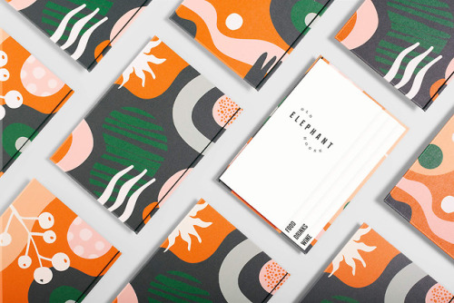 Branding for a new brasserie  in the former elephant enclosure at Auckland Zoo, by Studio South 