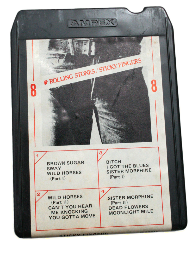 soundsof71:  The Rolling Stones, Sticky Fingers 8-track, released April 23 1971: