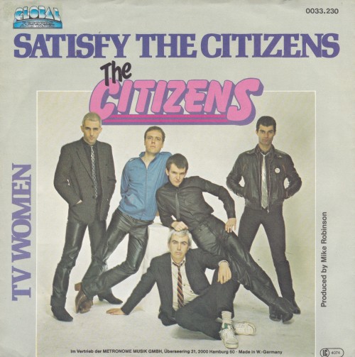 CITIZENS - Satisfy The Citizens 7&quot; (1980/UK)german press