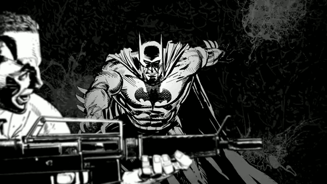 poderfriki:  Batman Black and White by Erica Edwards 