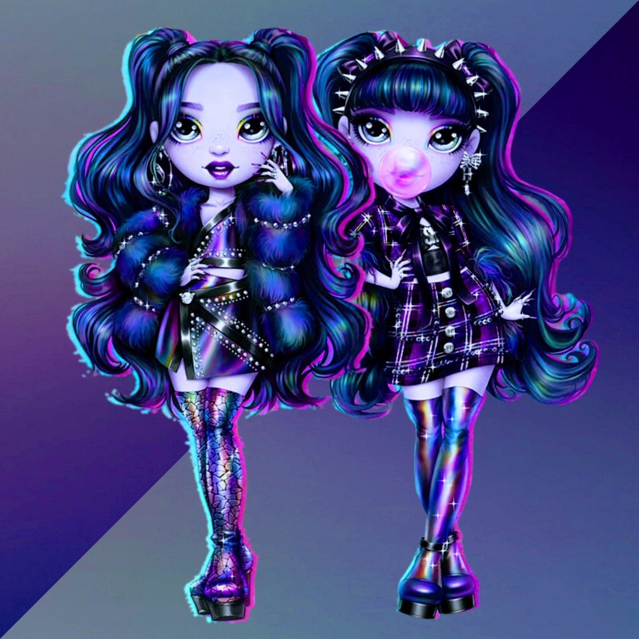 Shadow High IconsLike and/or reblog if you save/use #rainbow high#shadow high#storm twins#naomi storm#veronica storm#sparkly#glitter#icons#square icons#circle icons #icons by me