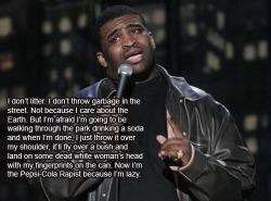 will-x-vi:  hairstylesbeauty: Patrice O'Neal on why he didn’t litter.  Seems reasonable